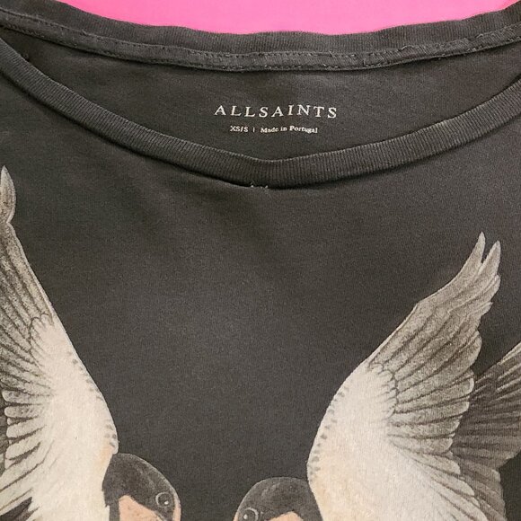 AllSaints Pina Shirt - Lovebirds - Oversized Shirt - Picture 7 of 10